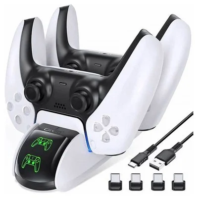 Dobe Charging Dock For PS5 Wireless Controller Charger - Tp5-0506 - White